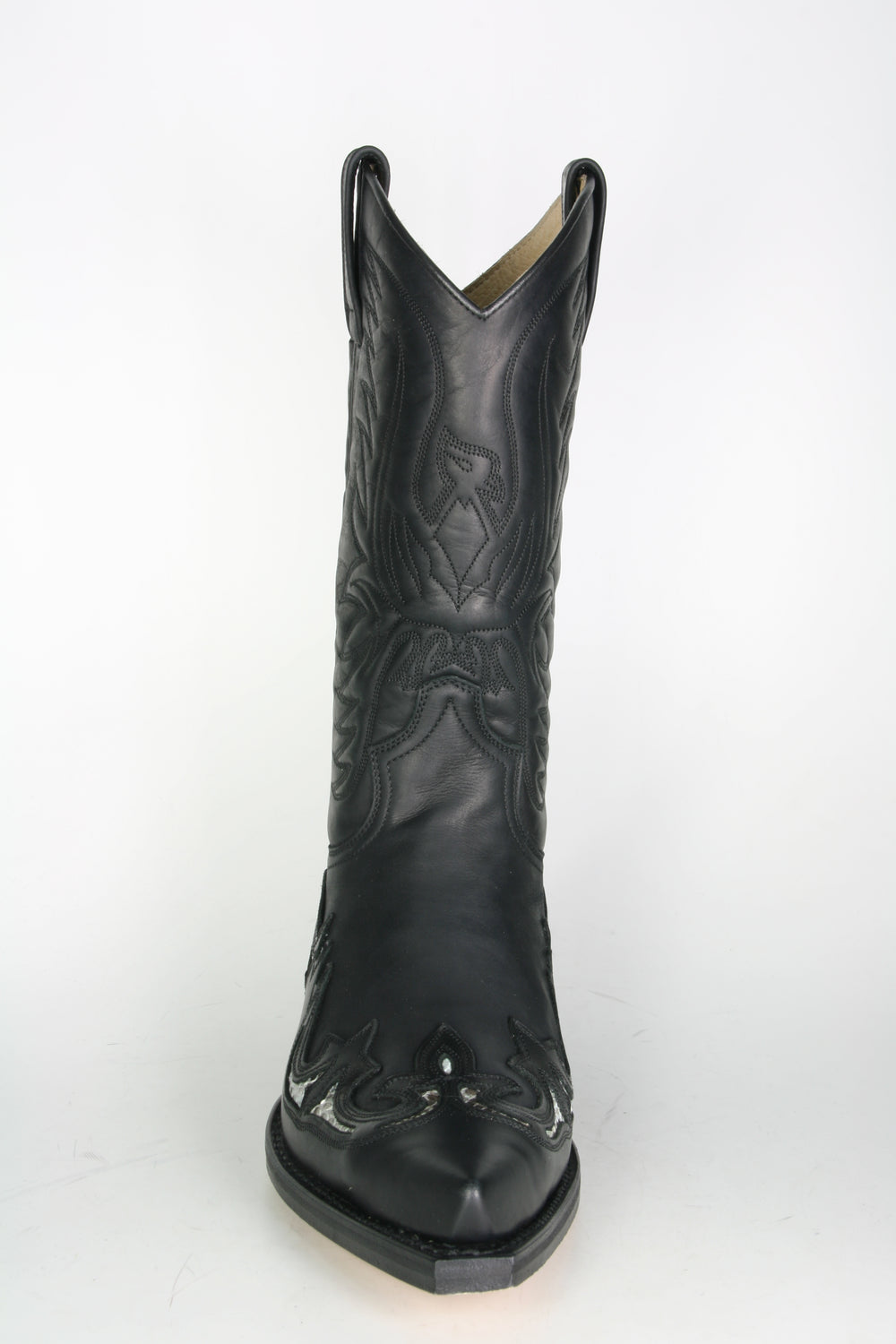 3242 Cowboystiefel Sendra Ibiza schwarz mit Flamme