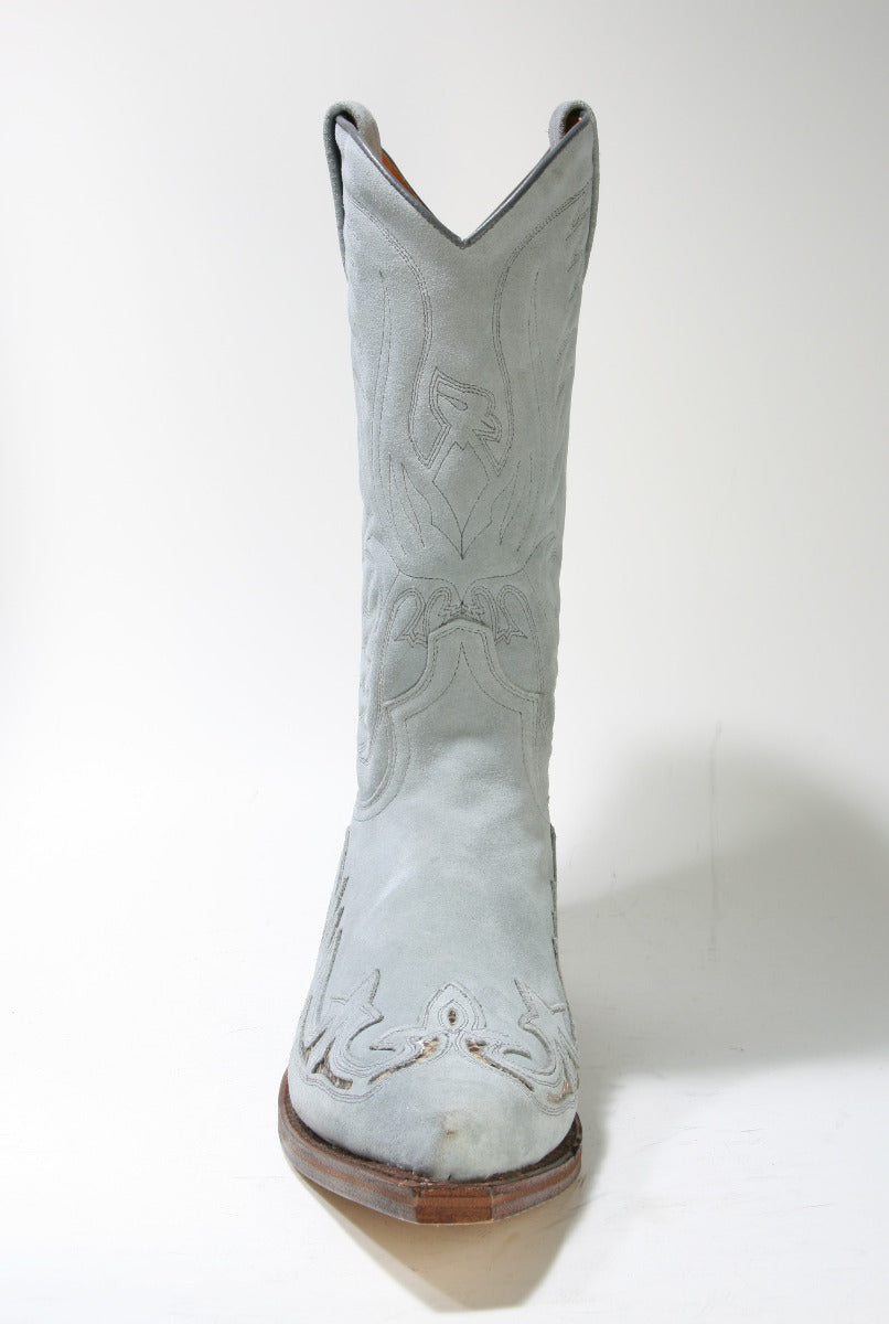 3242 Sendra Cowboystiefel Serr. Cement Wildleder