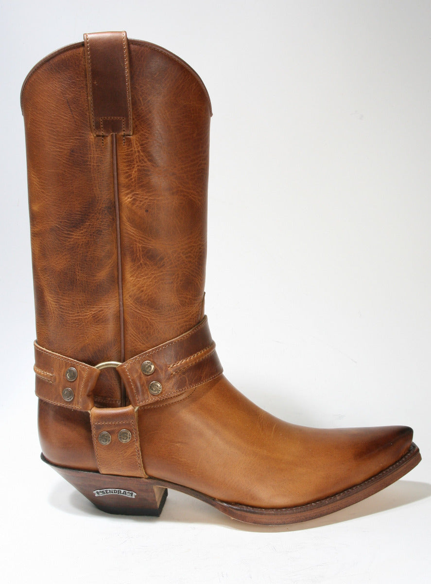 3305 Sendra boots Cowboy boots Evolution Tang Usado Marron