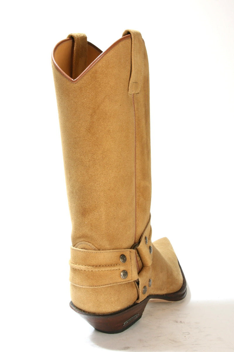 3305 Sendra Boots Cowboystiefel Wildleder Serraje Camello