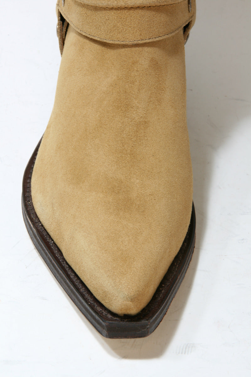 3305 Sendra Boots Cowboystiefel Wildleder Serraje Camello