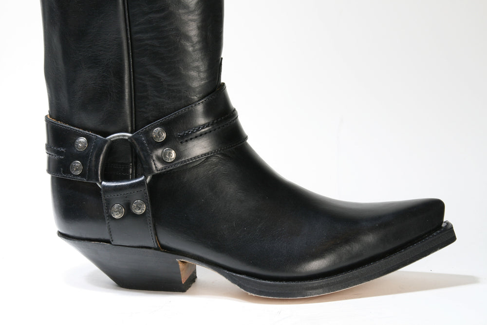 3305 Sendra Cowboystiefel Bikerboots Ciclon Negro