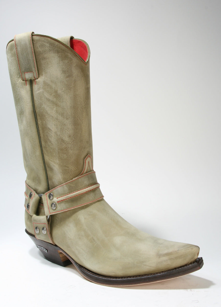 3305 Sendra Cowboystiefel Bikerboots spitz Flota Funt. Lavado
