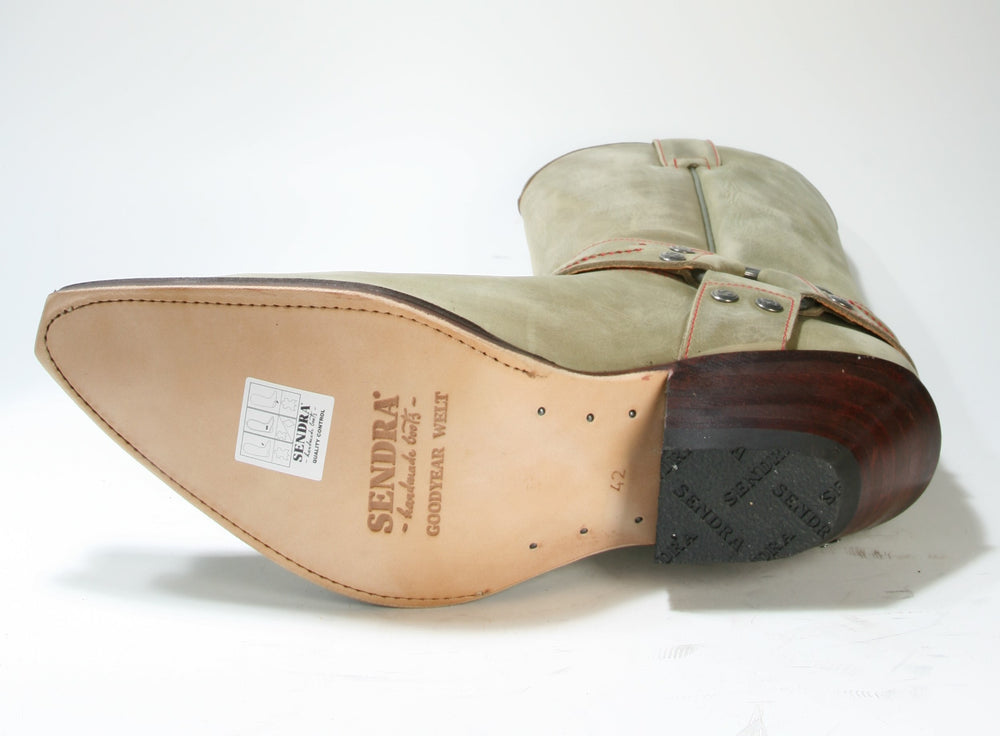 3305 Sendra Cowboystiefel Bikerboots spitz Flota Funt. Lavado