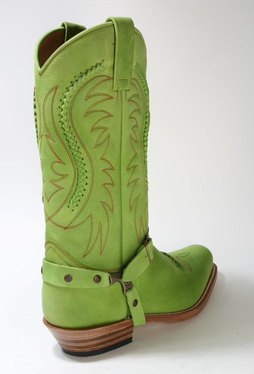 3434 Sendra Cowboystiefel Flota Pistacho