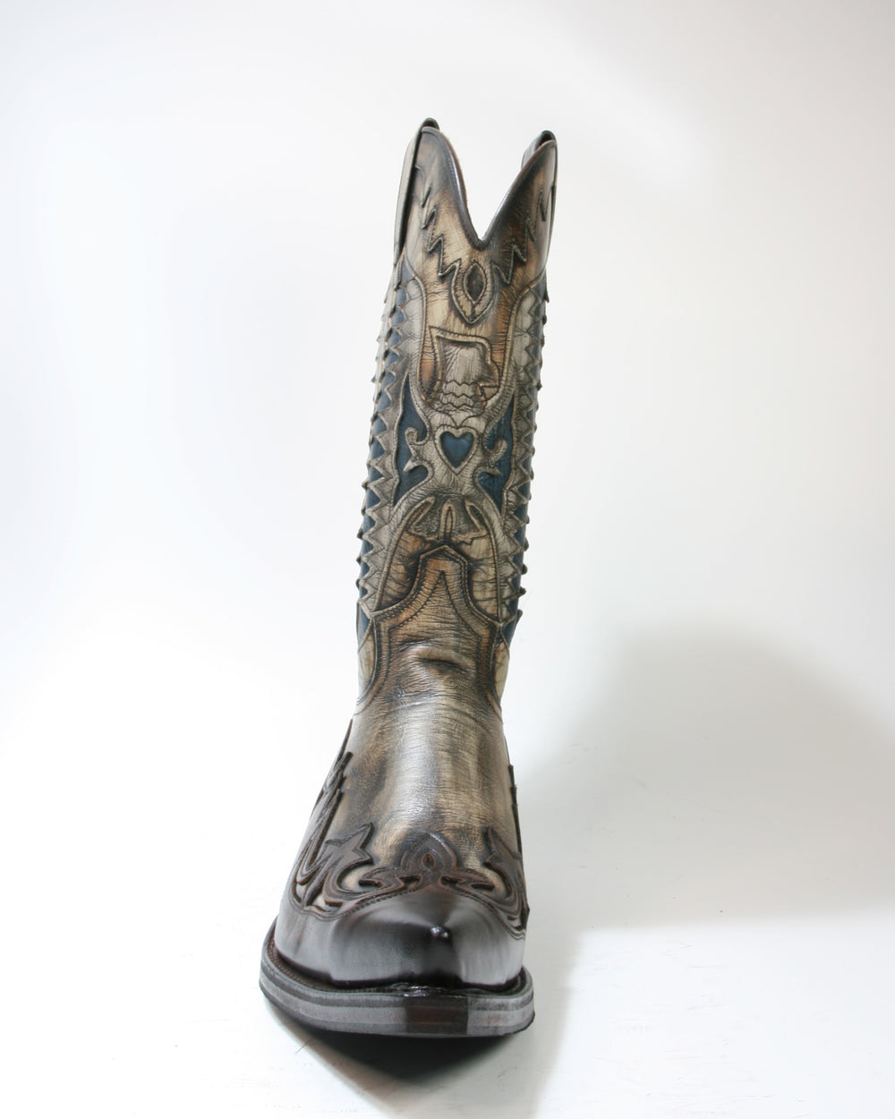 3840 Sendra Cowboystiefel Jacinto Canela Gummisohle