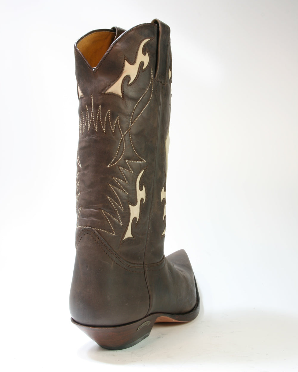 3848 Sendra Cowboystiefel Sprinter Chocolate Nobuk Line