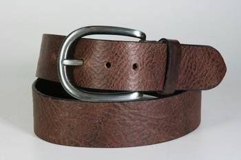 410 Vittozzi Leather Belt Brown