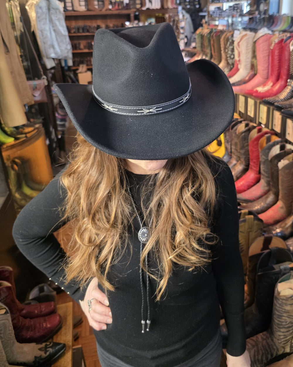 43306 Cowboyhut schwarz