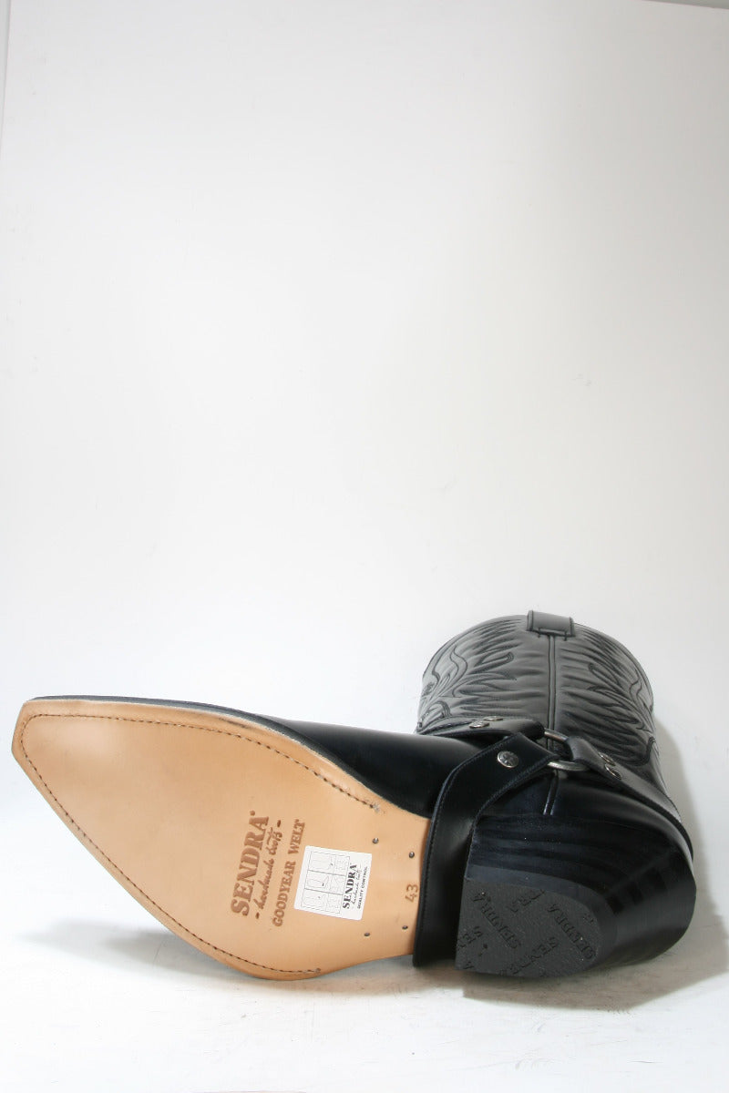 4547 Sendra Cowboystiefel Ciclon Negro