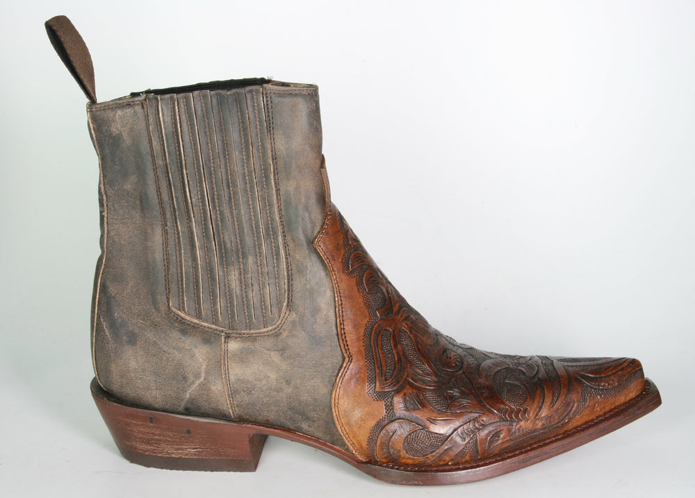 48015 Mezcalero ankle boots Brush Cincelado
