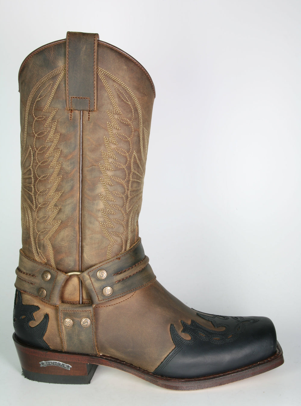 4980 Sendra Bikerboots STRONG Spr. Negro Tang