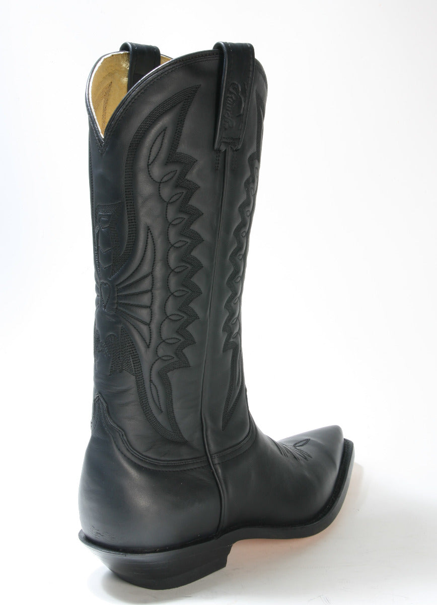 5014 Rancho Cowboystiefel Black