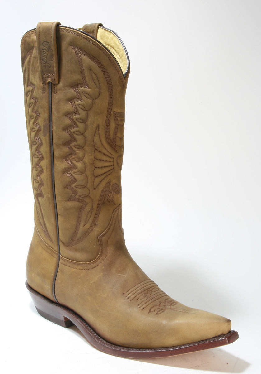 5014 Rancho Cowboystiefel CZ Oakwood Brown
