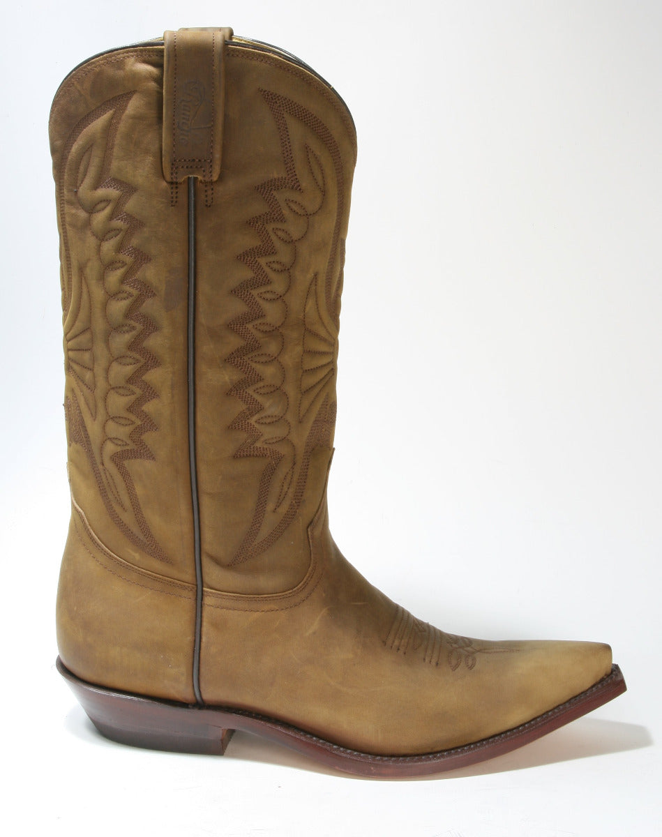 5014 Rancho Cowboystiefel CZ Oakwood Brown