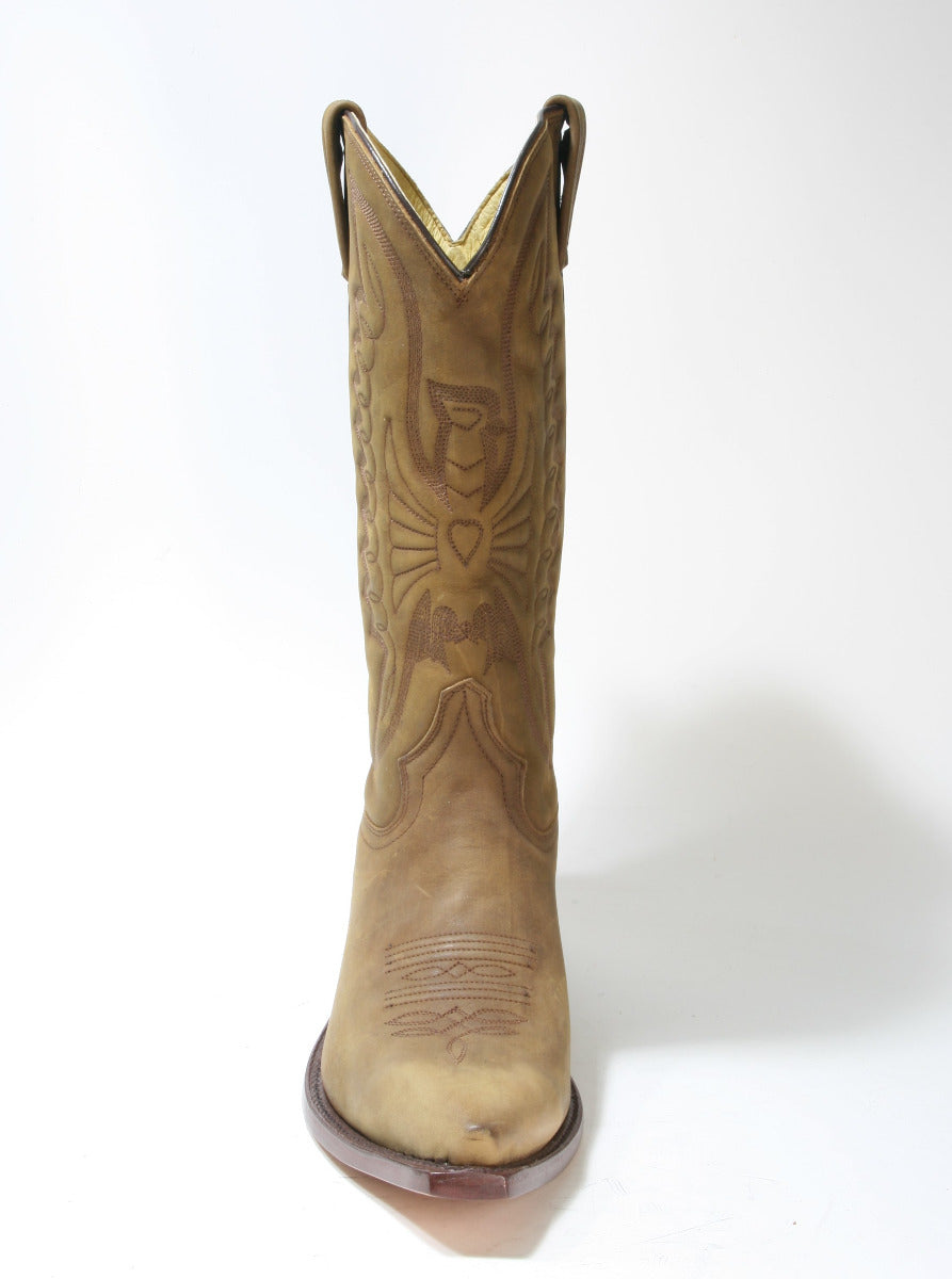 5014 Rancho Cowboystiefel CZ Oakwood Brown