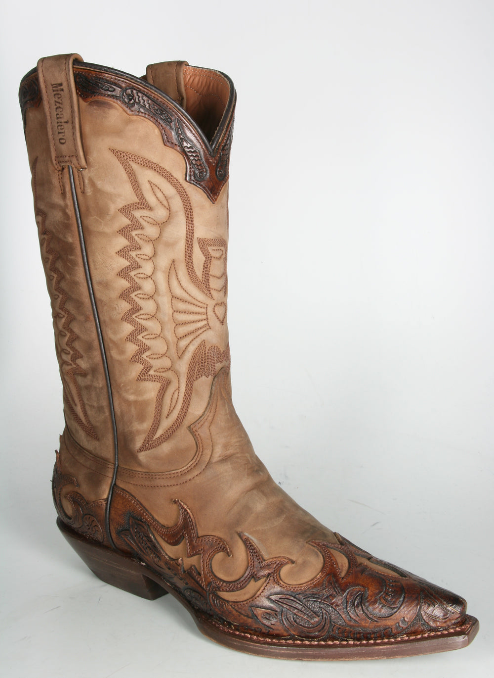 5024 Mezcalero cowboy boots Brush Cincelado