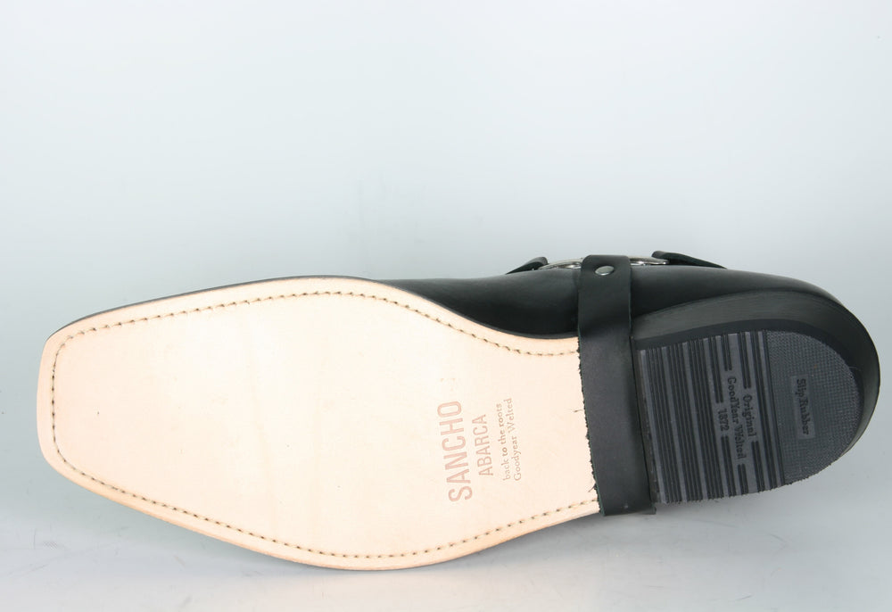 5049 Sancho Abarca Biker Boots 362 Seam Negro