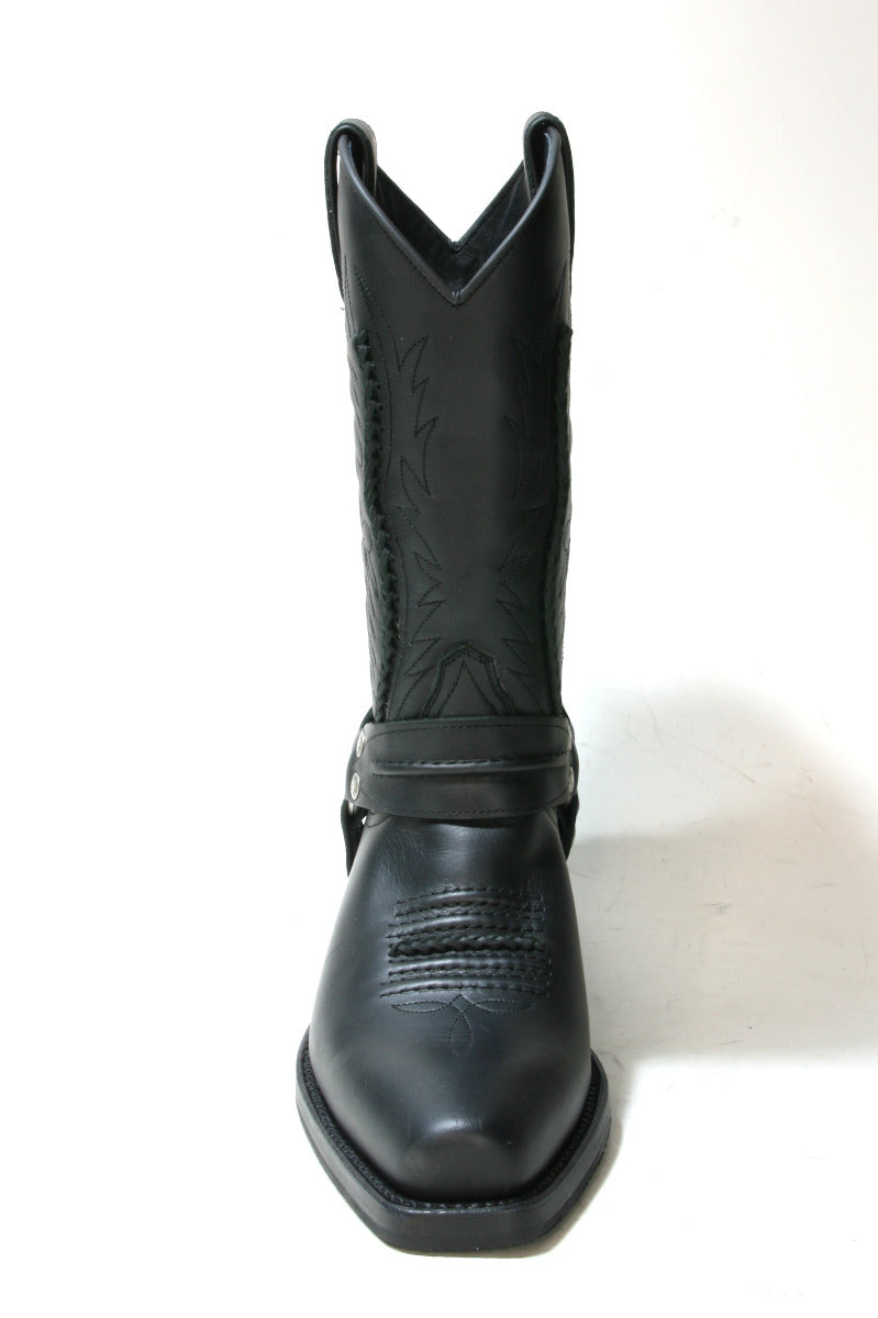 5122 Sancho Abarca Biker Boots Negro