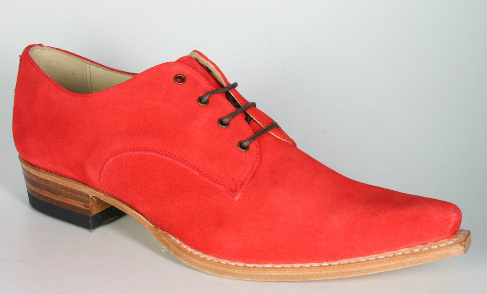 530 Sendra Schnürschuhe MEZCAL Wildleder ROT