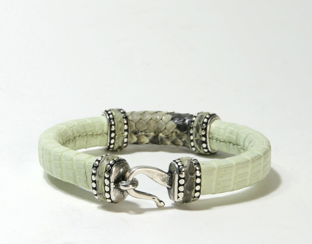 543 Bracelet Original Belts Lizard/Python Lime
