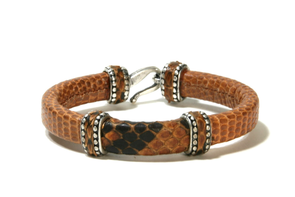 544 Bracelet Original Belts Lizard/Python Brown