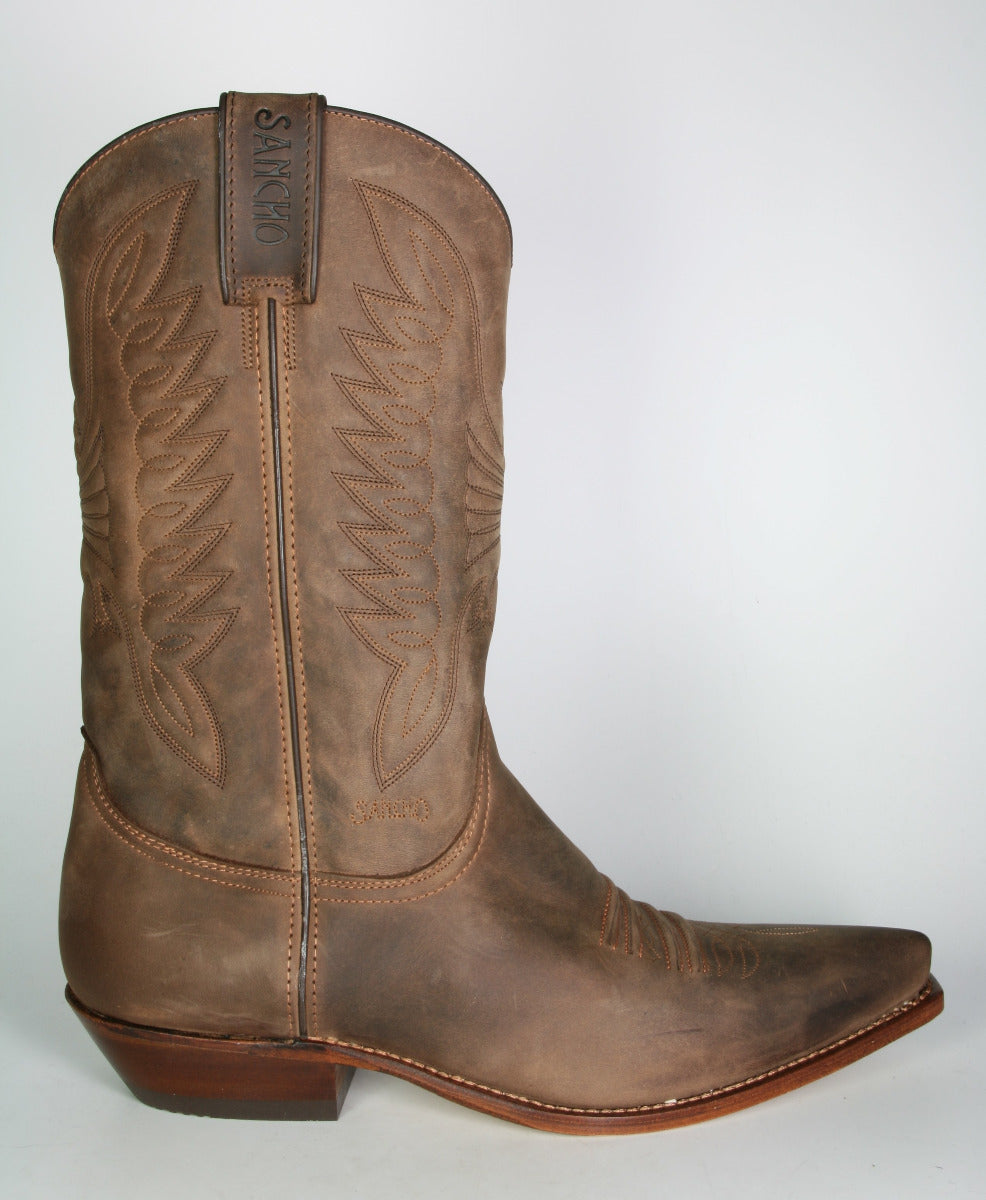 5559 Sancho cowboy boots Castano