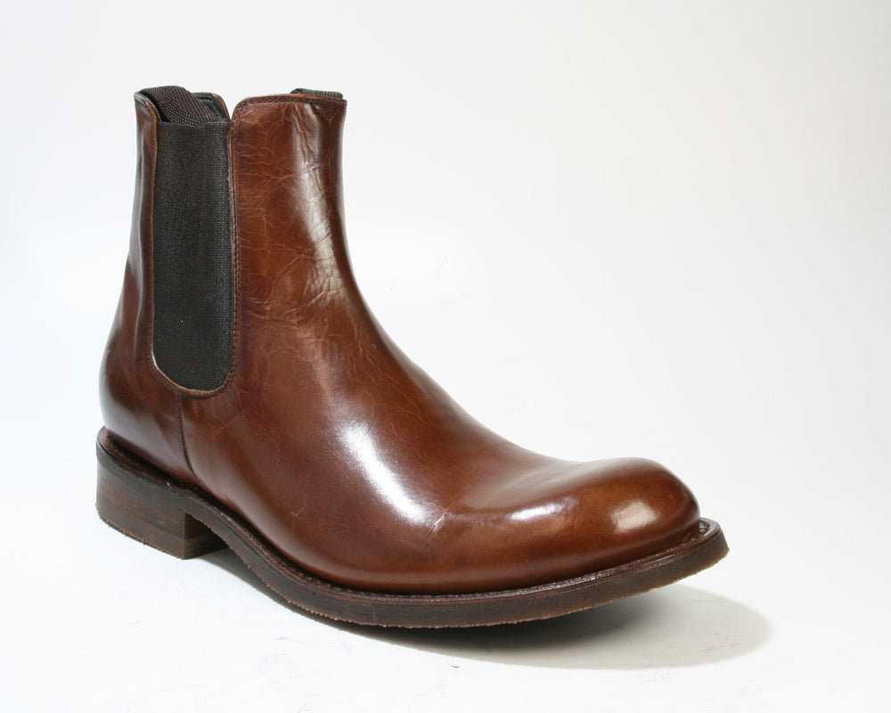 5595 Sendra Chelsea Boots Shiny Brown