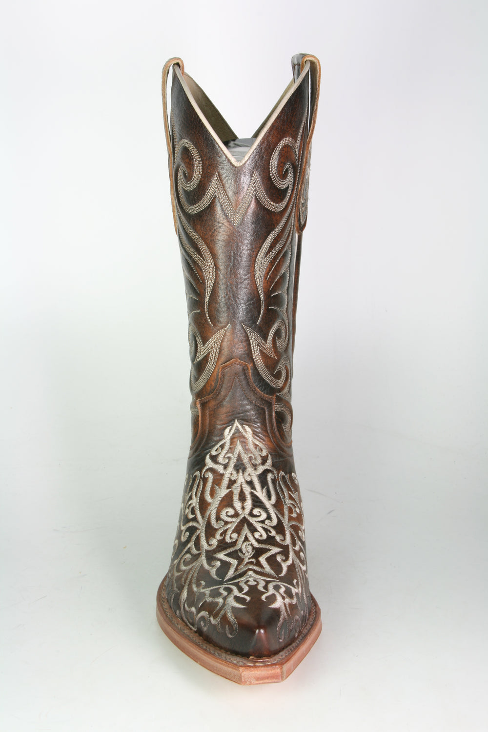 5845 Sendra Cowboystiefel Natur Antic Jacinto