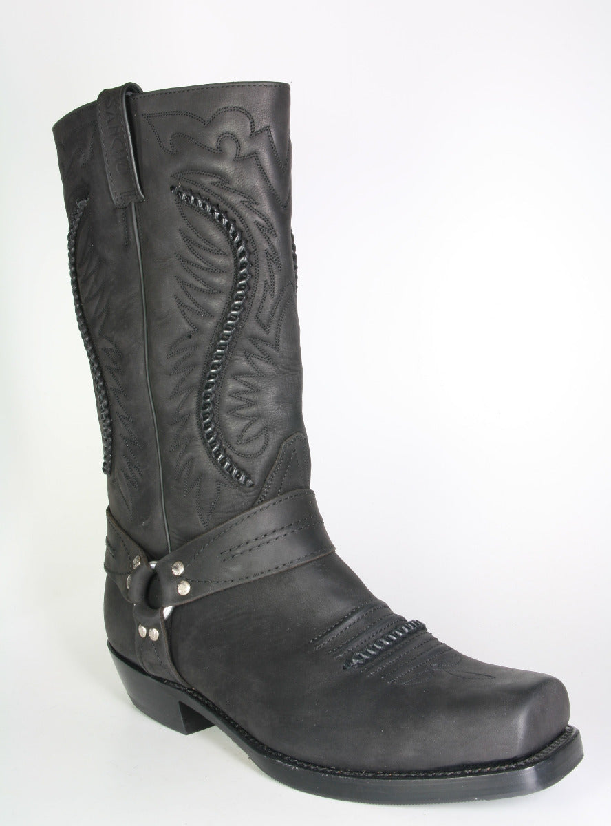 5859 Biker boots Sancho Negro