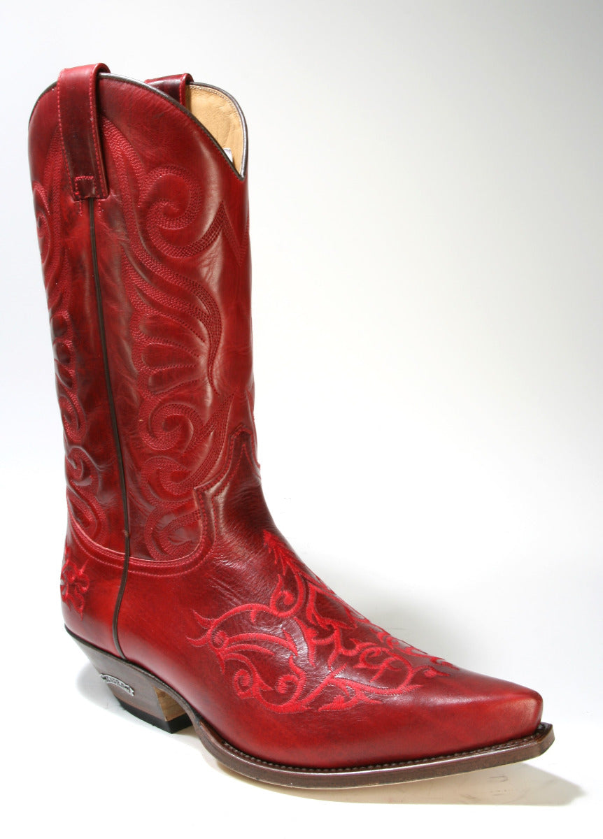 6056 Sendra Boots Cowboystiefel rot Ostro Fuoco