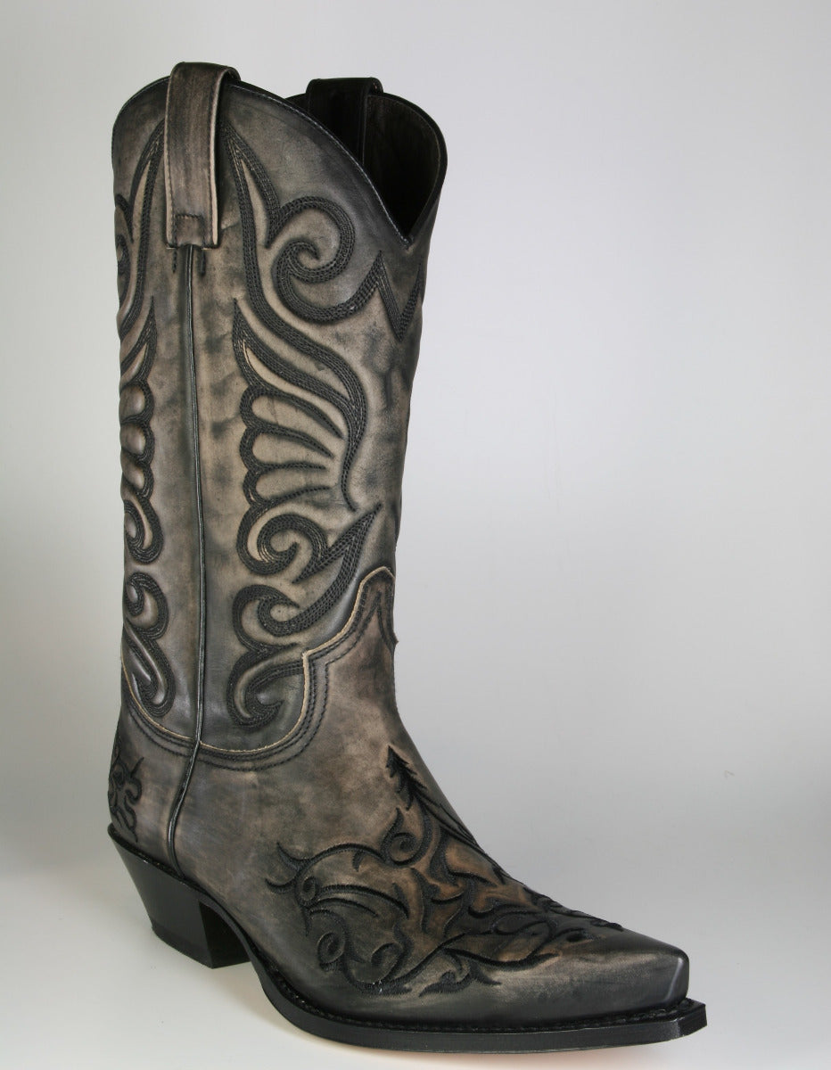 6056 Sendra Cowboystiefel Cuervo Olimpia Antracita