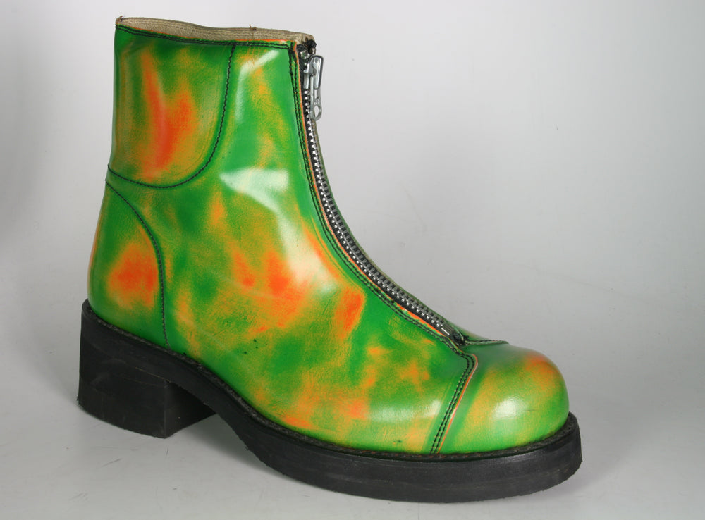 6077 Sancho Shoes Fantasy Green