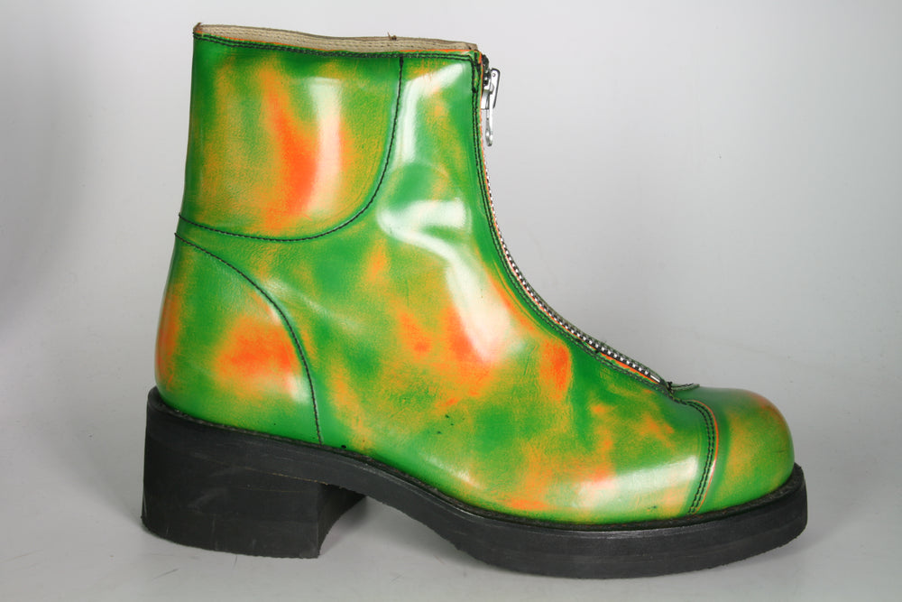 6077 Sancho Shoes Fantasy Green