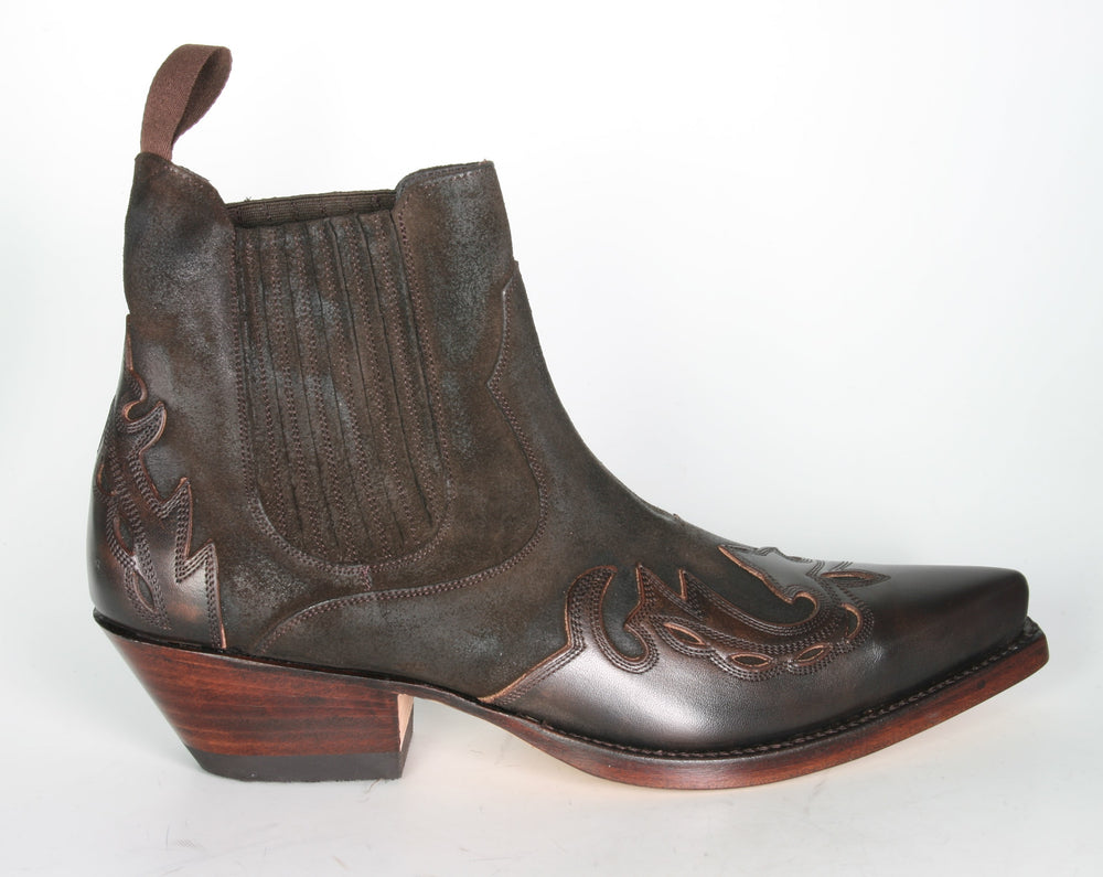 6152 Sancho Abarca ankle boots OLD MANCHADO SERRAJE