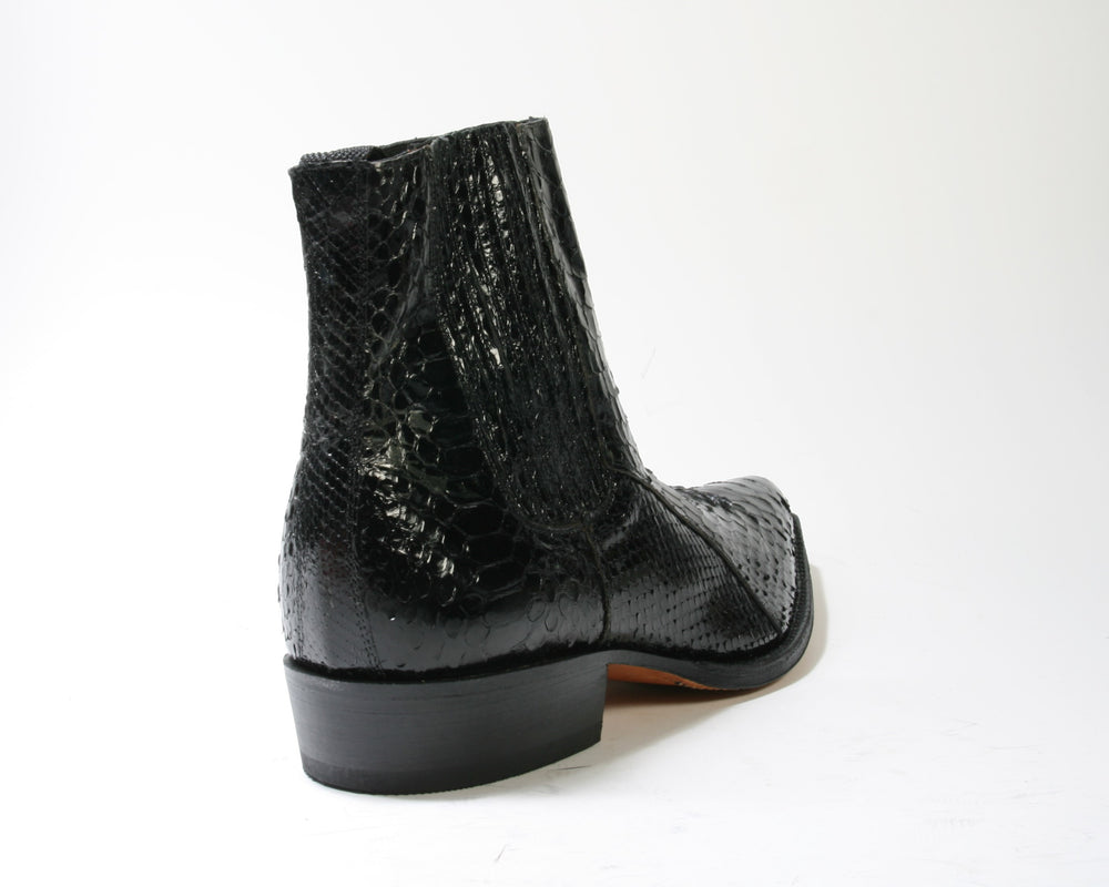 621 Tony Mora ankle boots TB Python Negro