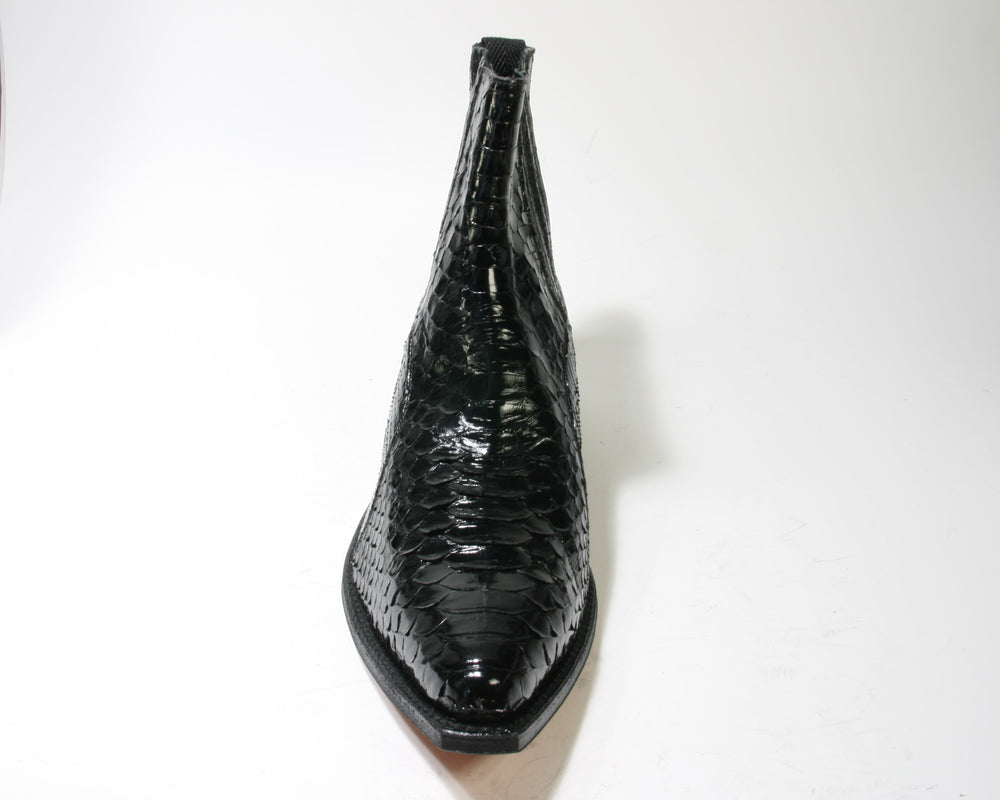 621 Tony Mora ankle boots TB Python Negro