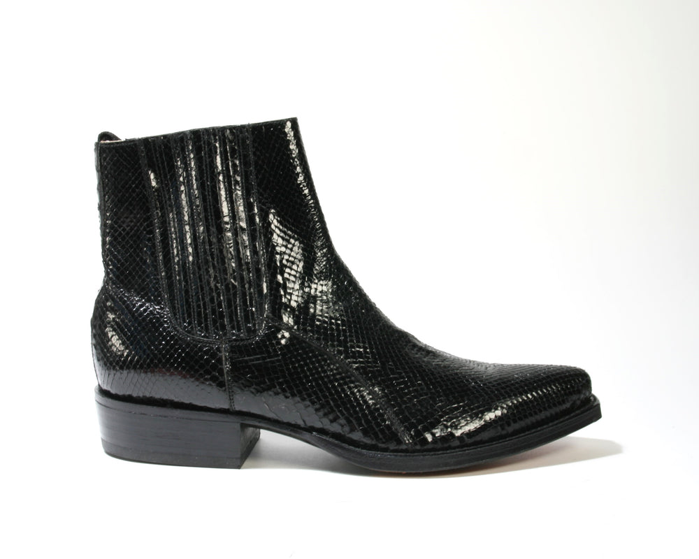 621 Tony Mora Stiefelette TB Python Negro 2
