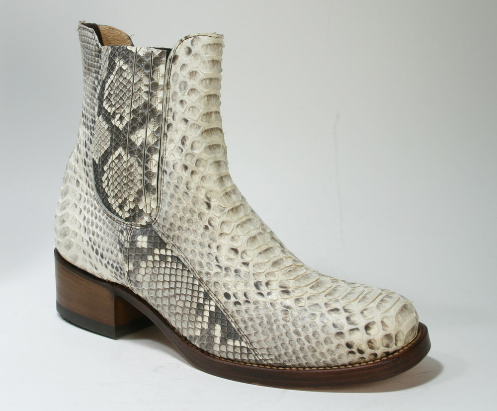 6472 Sancho Stiefelette Python Natural