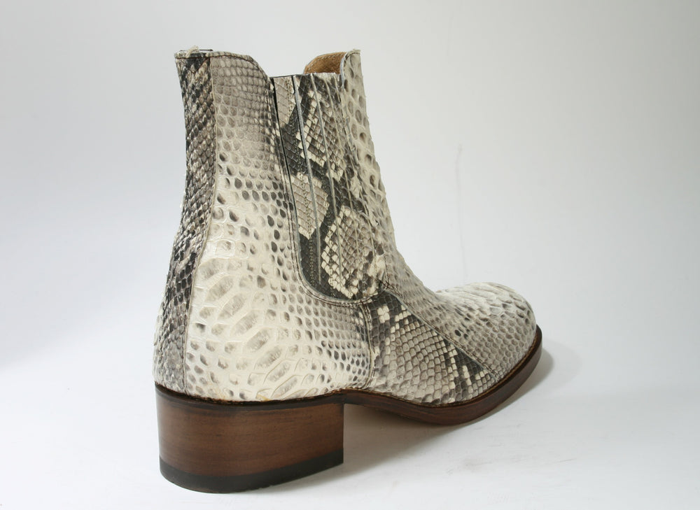 6472 Sancho Stiefelette Python Natural