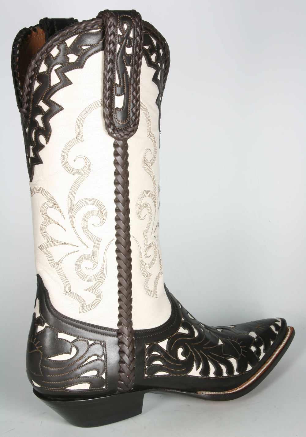 3702 Don Quijote Cowboy Boots Floral Brown