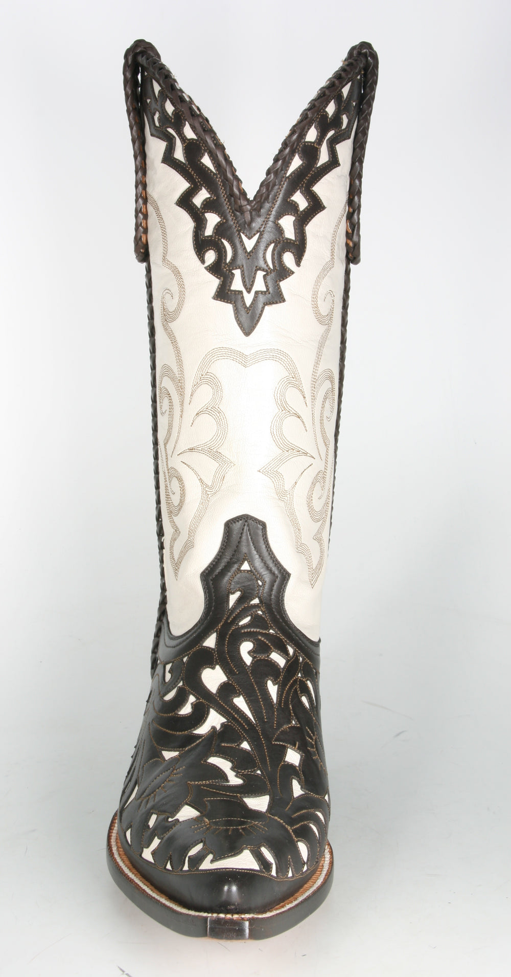 3702 Don Quijote Cowboy Boots Floral Brown