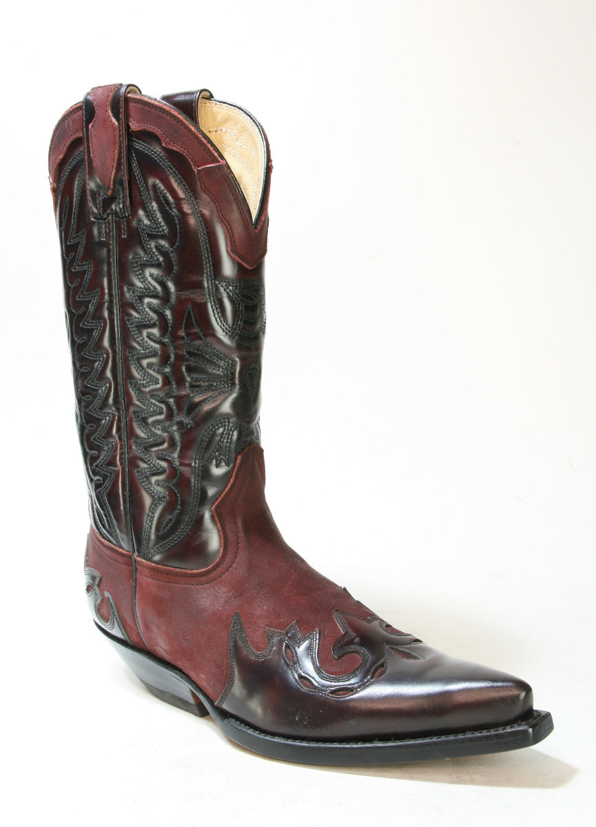 670 Cowboy Dream Cowboystiefel Bordeaux 1