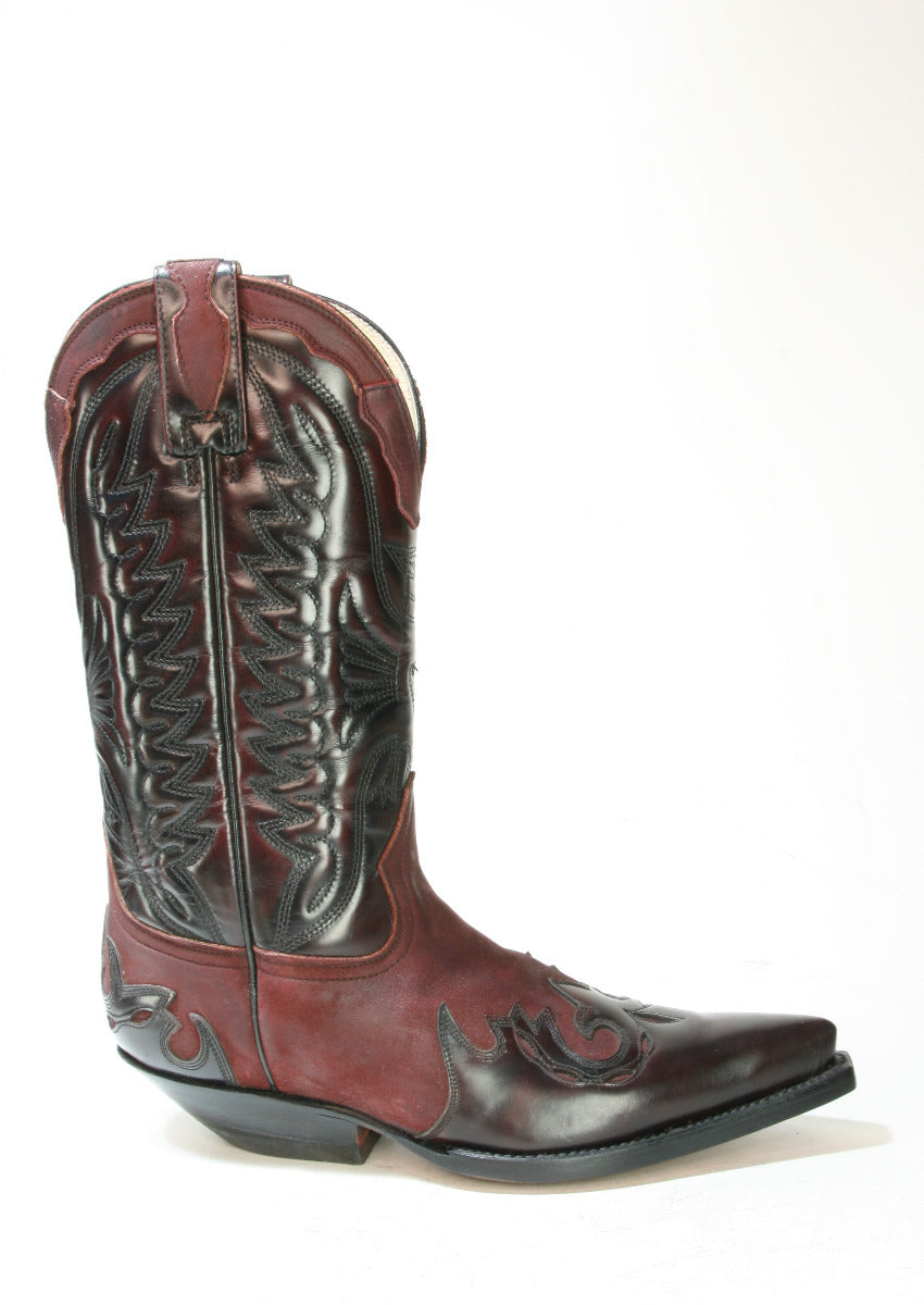 670 Cowboy Dream Cowboystiefel Bordeaux 1