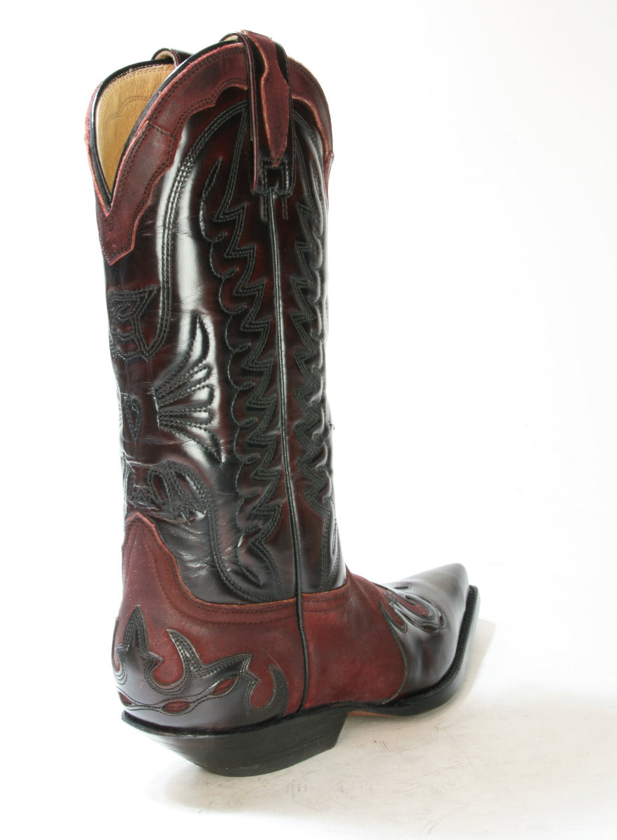 670 Cowboy Dream Cowboystiefel Bordeaux 1