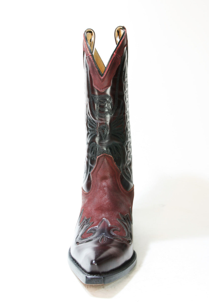 670 Cowboy Dream Cowboystiefel Bordeaux 1