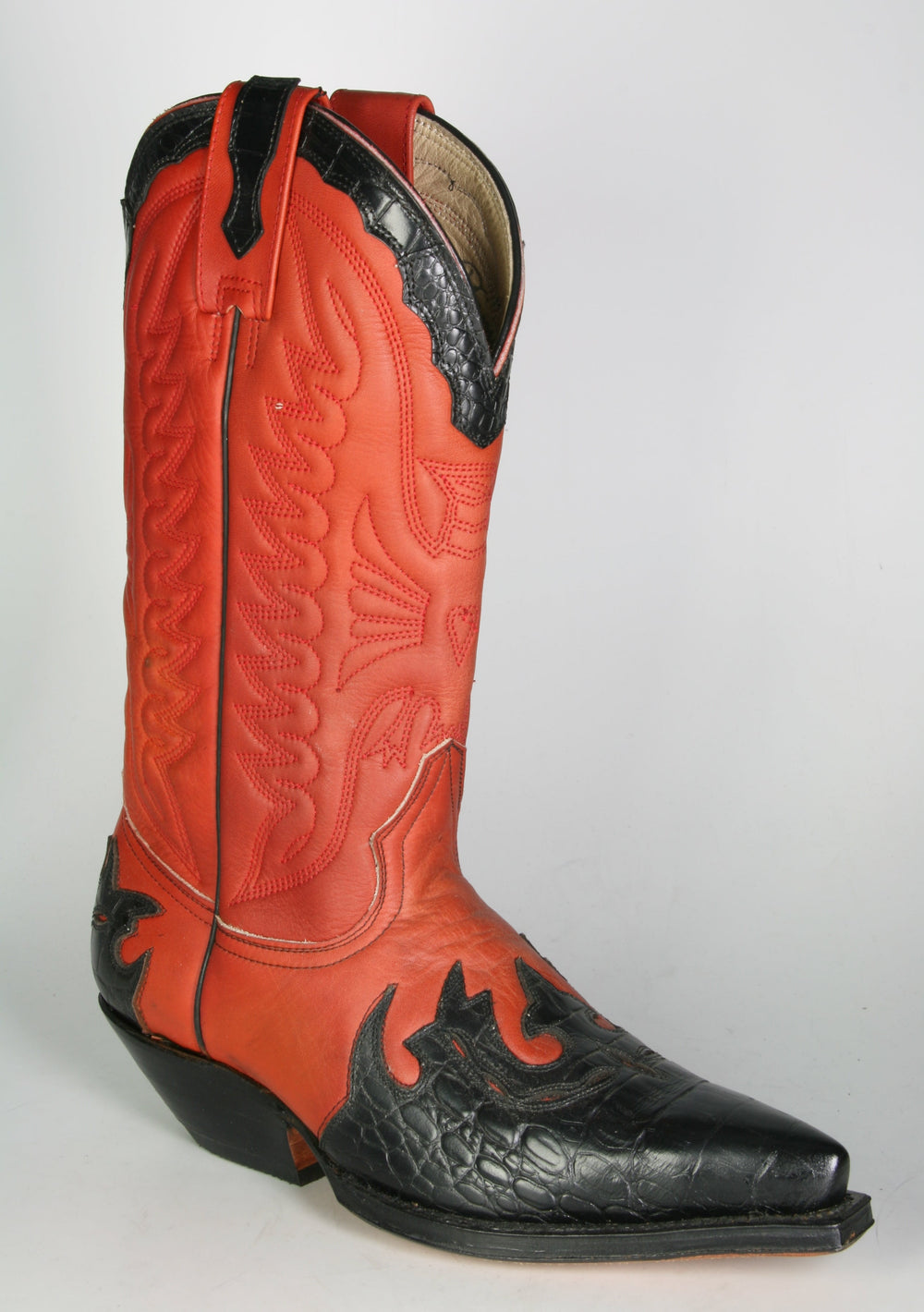 671 Primeboots Cowboystiefel Coco Negro Rot