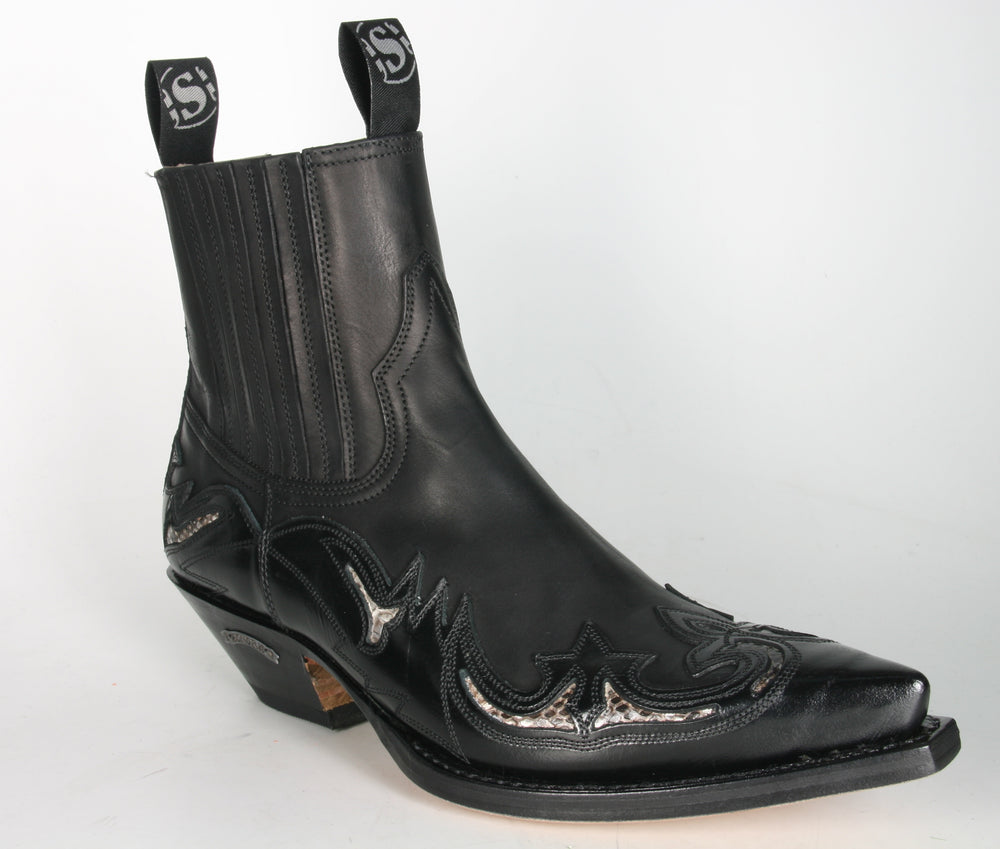 6799 Sendra Flor. Negro NN with Python without straps