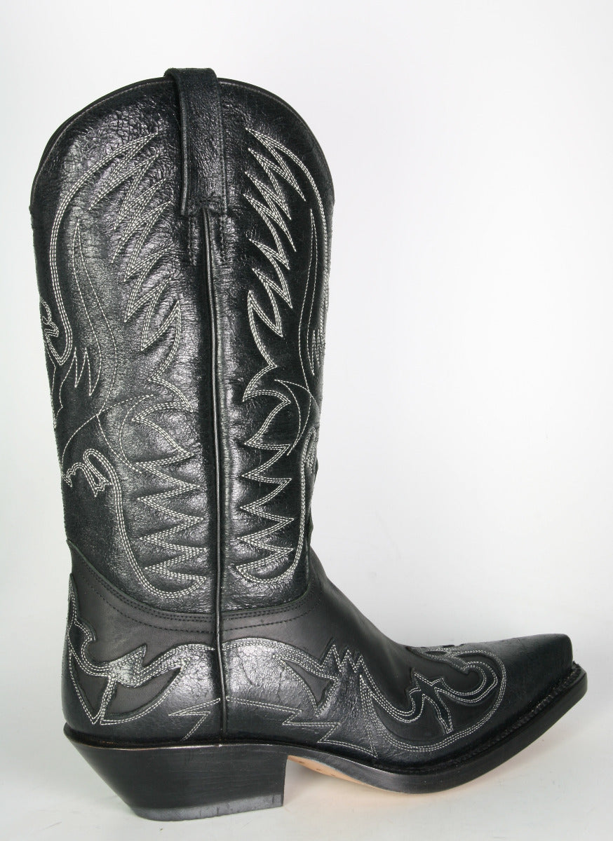 681 Primeboots cowboy boots Black Flame