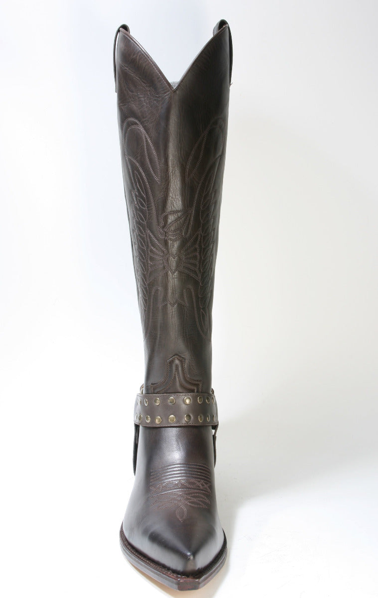 7167 Sendra Cowboystiefel Hochschaft Snowbut Braun